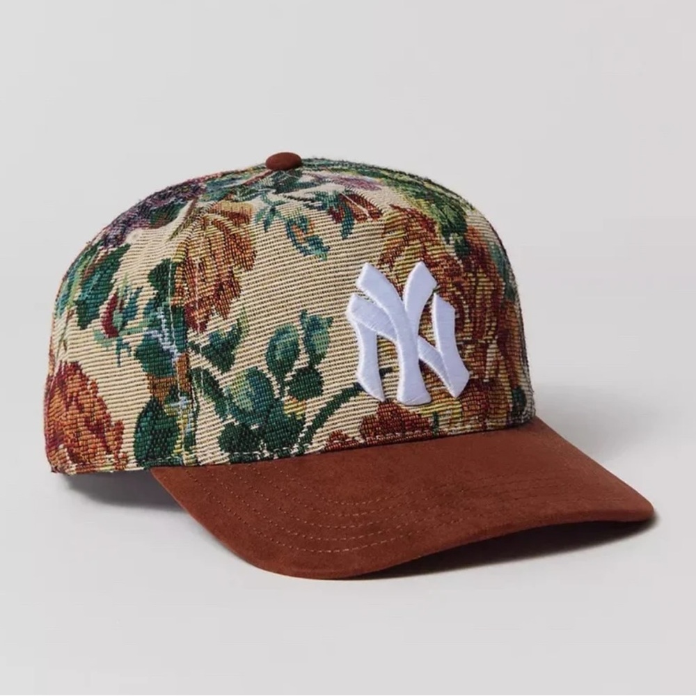 American Needle Floral Tapestry Cap with Brown Brim